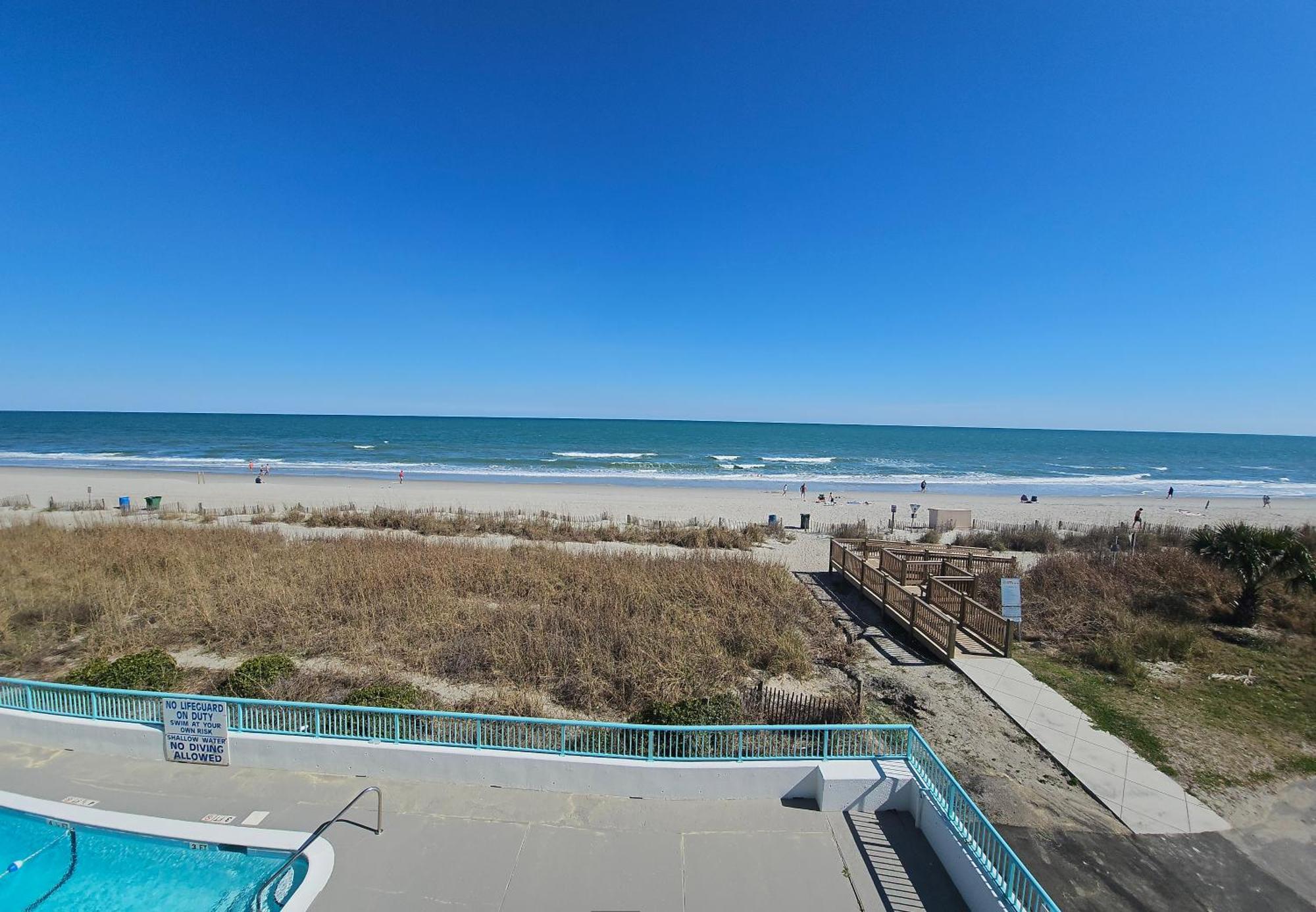 Southern Breeze Ocean Front Hotel Myrtle Beach Exterior foto